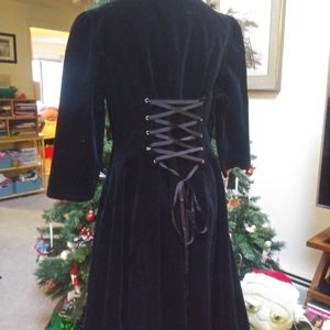 Black Velvet corset dress